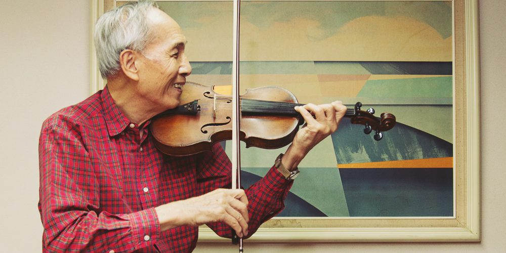 與最愛的小提琴幸福到老　音樂人楊文標
